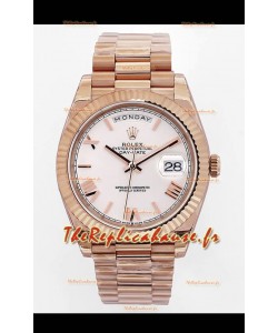 Rolex Day Date présidentielle en or rose 18 carats 40 mm - Cadran vert olive qualité 1:1 