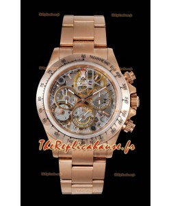 Montre Rolex Daytona Super Clone « Artisans De Genève - Glacier » Edition Or Rose 