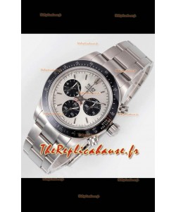 Rolex Daytona Super Clone BLAKEN Paul Newman Cadran acier réplique montre suisse - Mouvement 4130 