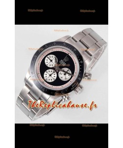 Rolex Daytona Super Clone BLAKEN Paul Newman Cadran noir réplique montre suisse - Mouvement 4130 
