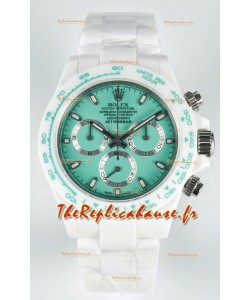 Rolex Daytona AET Remould Montre-bracelet en céramique avec cadran vert clair et mouvement Cal.4130