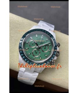 Rolex Daytona AET Remould Montre-bracelet en céramique avec cadran rose et mouvement Cal.4130