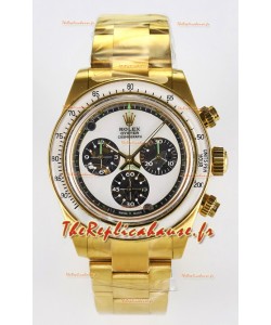 Rolex Daytona Super Clone Neon Artisans De Geneve Montre en or jaune Réplique Suisse