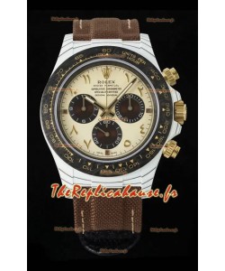 Rolex Daytona Super Clone DiW Desert Eagle Arabic Edition - Boîtier Carbone Blanc Réplique 1:1 