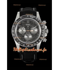 Rolex Daytona Super Clone DiW Exceptional-1 Montre en acier inoxydable avec cadran en carbone noir Réplique de montre 1:1 