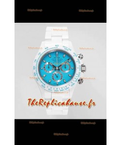 Rolex Daytona AET Montre-bracelet en céramique avec cadran bleu et mouvement Cal.4130
