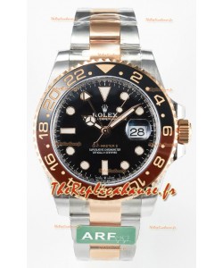 Rolex GMT Masters II Super Clone M126711CHNR-0002 Or bicolore Everose Réplique montre Suisse 