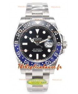 Rolex GMT Masters II Super Clone 126710BLNR Batman Mouvement Cal.3285 Réplique montre Suisse 