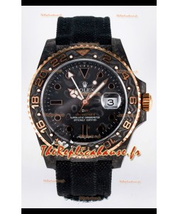 Rolex GMT Masters II Super Clone DiW Edition Réplique montre Suisse Boîtier Carbone Léger 