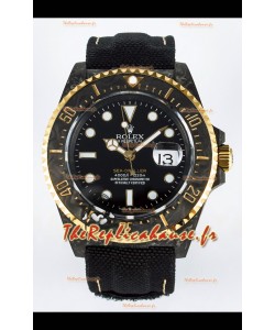 Rolex GMT Masters II Super Clone DiW Edition Réplique montre Suisse Boîtier Carbone Léger 