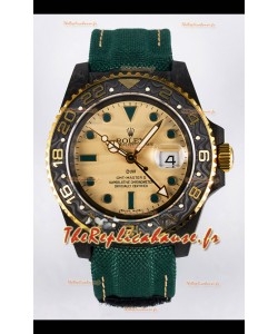 Rolex GMT Masters II Super Clone DiW Edition Réplique montre Suisse Boîtier Carbone Léger 