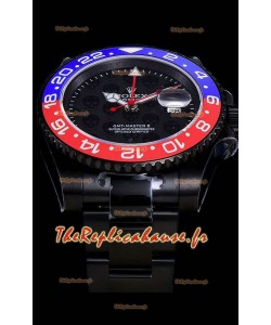 Montre Rolex GMT Suisse "Titan Revenge" Orange et bleu Réplique Suisse Mouvement ETA 3186 