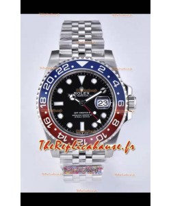 Rolex GMT Masters II m126710BLRO PEPSI Mouvement Cal.3285 Réplique Suisse - Montre Ultimate 904L en acier