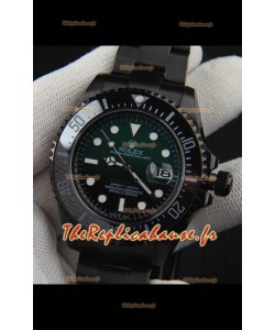Réplique de montre Rolex Sea-Dweller à mouvement automatique japonais, cadran vert, 43 mm