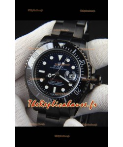 Réplique de montre Rolex Sea-Dweller à mouvement automatique japonais, cadran bleu, 43 mm