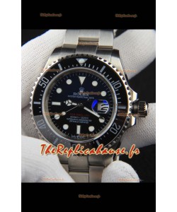 Réplique de montre Rolex Sea-Dweller à mouvement japonais, cadran noir, 43 mm
