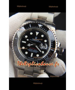 Réplique de montre Rolex Sea-Dweller à mouvement automatique japonais, cadran noir, 43 mm