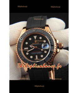 Réplique japonaise de montre Rolex Yachtmaster Everrose Or - 40 mm