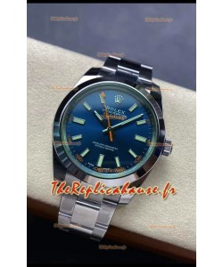 Rolex Milgauss 116400M Montre Suisse avec cadran BLEU - Montre ultime en acier 904L