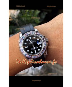 Rolex Yachtmaster 126679 Or blanc Diamants Cal.3235 Montre suisse 1:1 Ultimate en acier 904L