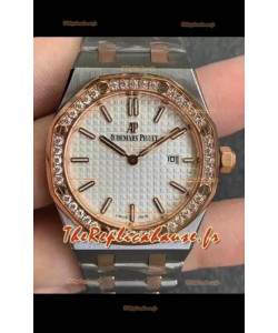Audemars Piguet Royal Oak Quartz 33MM Montre Suisse Bicolore Suisse - Edition Réplique Miroir 1:1