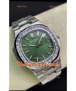 Patek Philippe Nautilus 5711 904L Acier 2023 Miroir Actualisé Réplique Montres - Cadran Vert