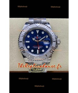 Rolex Yachtmaster 40mm Cadran Bleu - Réplique Suisse 1:1 Boîtier Acier 904L
