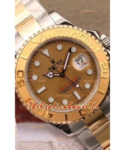 Rolex Yachtmaster 40 Or jaune bicolore Réplique Suisse 1:1 en boîtier acier 904L