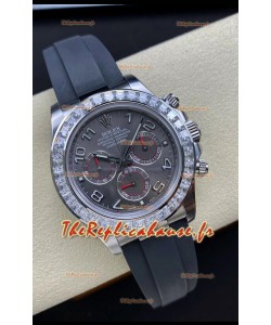 Cosmographe Rolex Daytona 116519 Mouvement Cal.4130 à cadran gris - Montre en acier 904L