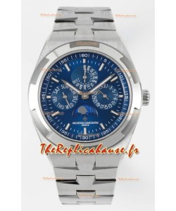 Vacheron Constantin Overseas Quantième Perpétuel Cadran Bleu Ultra Fin avec Bracelet Acier