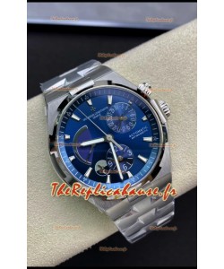 Vacheron Constantin Power Reserve Cadran Bleu Boîtier/Sangle Acier Réplique Montre Suisse
