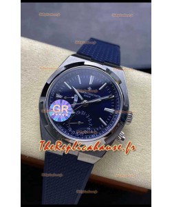 Vacheron Constantin Overseas Dual Time Réplique Acier Inoxydable Réplique suisse 1:1 Cadran Bleu