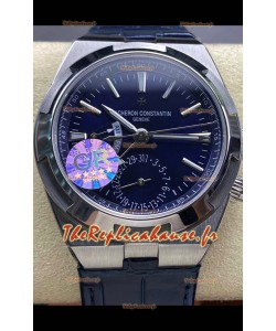 Vacheron Constantin Overseas Dual Time Acier inoxydable Réplique suisse 1:1 Cadran Bleu