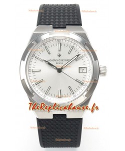 Vacheron Constantin Super Clone Overseas Edition Boîtier et cadran en acier sur bracelet caoutchouc