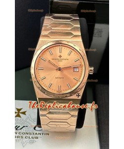 Vacheron Constantin Montre Historiques 222 Super Clone 37MM en or rose avec cadran rose 