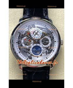 Vacheron Constantin Patrimony Traditionelle Squelette Calendrier Perpétuel Réplique Montre Suisse
