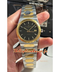 Vacheron Constantin Historiques 222 Super Clone Montre 37 mm à boîtier bicolore, cadran gris 