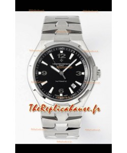 Vacheron Constantin Overseas Montre réplique miroir suisse 1:1 cadran noir - bracelet acier