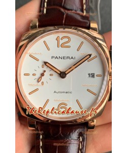 Montre Panerai Luminor DUE PAM1042 Edition 1:1 Réplique Montre Suisse en Or Rose 42MM