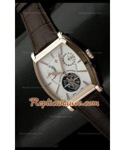 Vacheron Constantin Power Reserve Tourbillon Swiss Montre Or Rose