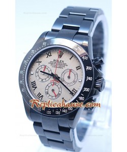Rolex Daytona Cosmograph MonoBloc Cerachrom Project X Design Black Out Edition - Cadran Gris