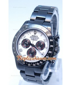 Rolex Daytona Cosmograph Project X Design Black Out Edition Cadran d'Argent