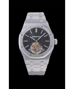 Montre Audemars Piguet Royal Oak Tourbillon 41mm Cadran noir dans un boîtier en acier 904L