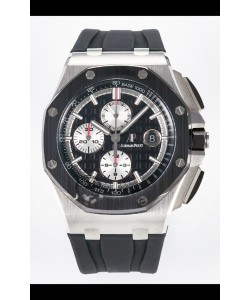 Audemars Piguet Royal Oak Offshore Chronographe Cadran noir 1:1 Super Clone Réplique Montres - Acier 904L