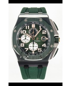 Audemars Piguet Royal Oak Offshore Edition Super Clone Montre en céramique verte 