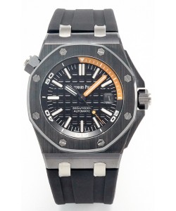 Audemars Piguet Montre Super Clone Royal Oak Offshore en Céramique Cadran Noir Mouvement Cal.3102