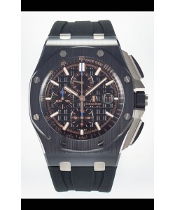 Audemars Piguet Royal Oak Offshore Cadran noir céramique 1:1 Super Clone Réplique Montre