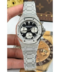 Montre Audemars Piguet Royal Oak Chronograph 26239OR cadran noir givré Super Clone 