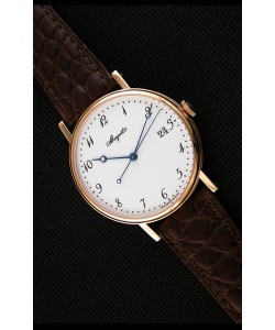 Montre Breguet Classique 5177BA/29/9V6 en or rose avec index arabes