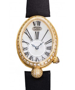 Breguet Reine de Naples Dames Or Jaune Tissu Noir Edition Réplique Suisse 1:1